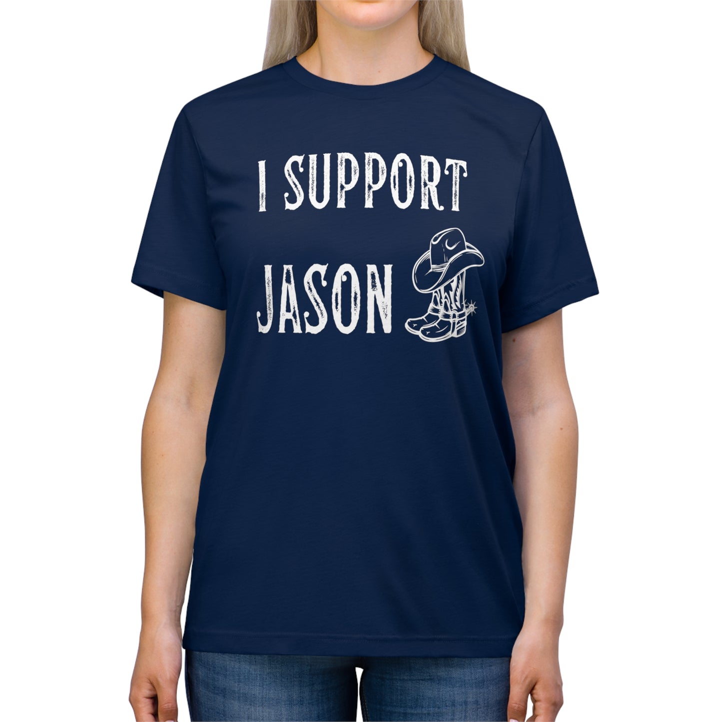 I Support Jason Aldean- Unisex Triblend Tee