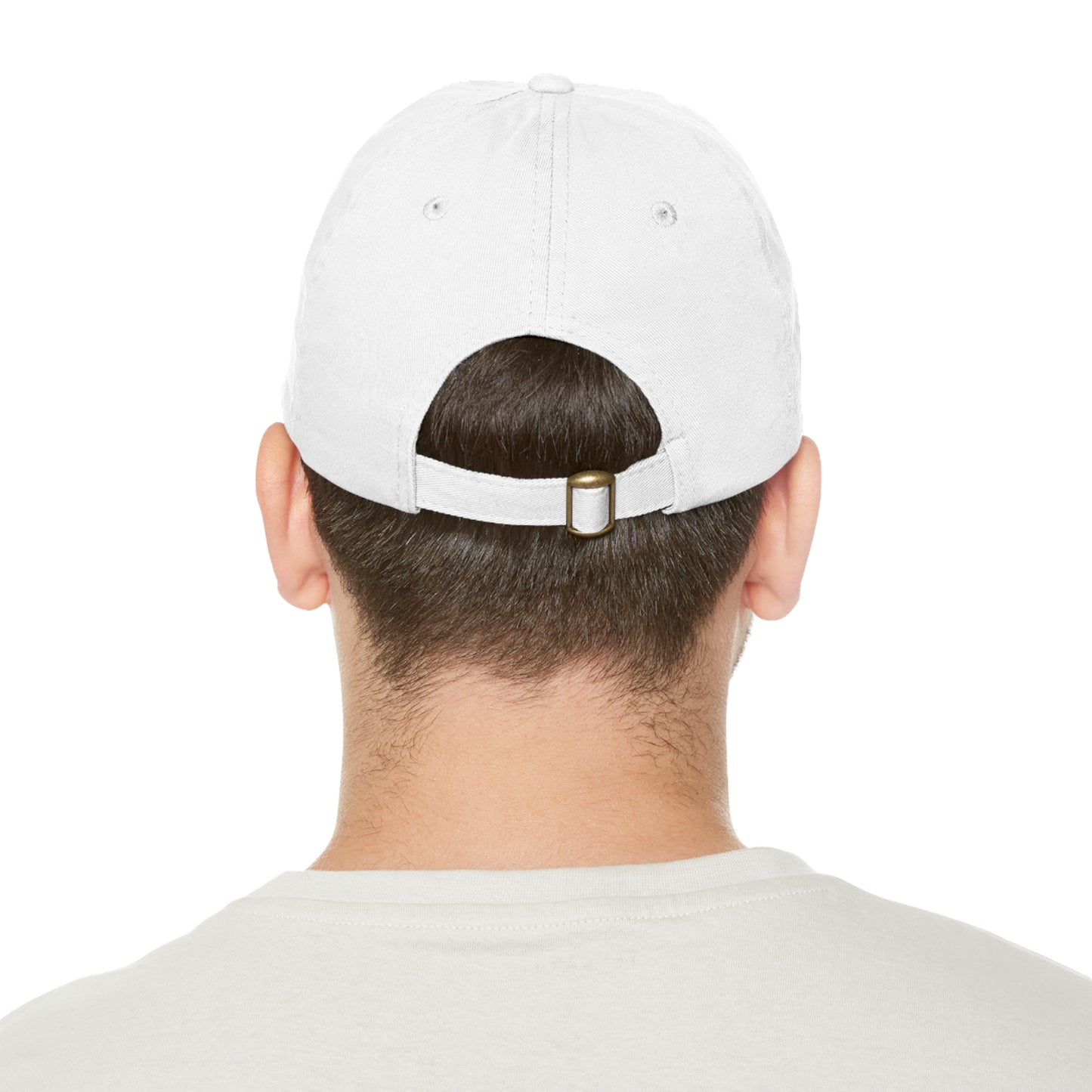 Rich Men North of Richmond Dad Hat with Leather Patch (Rectangle)