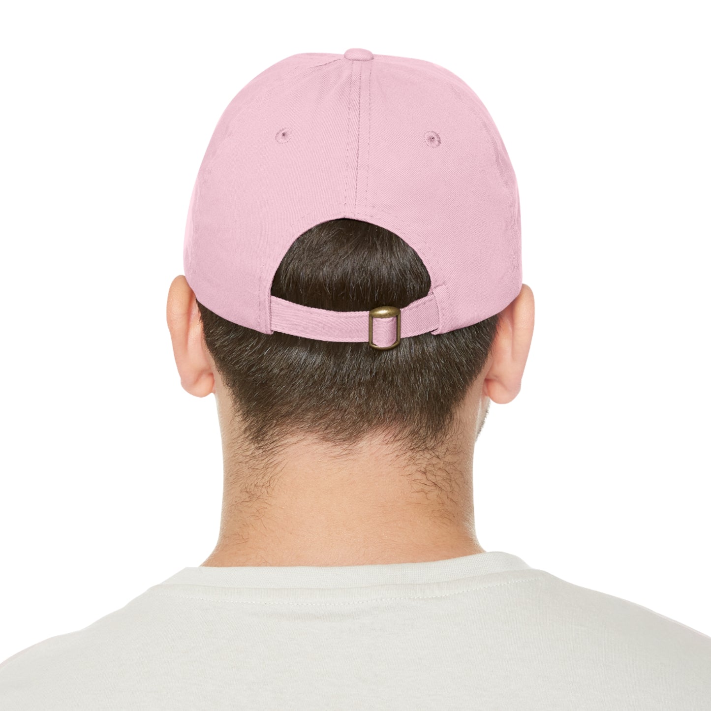 Rich Men North of Richmond Dad Hat with Leather Patch (Rectangle)