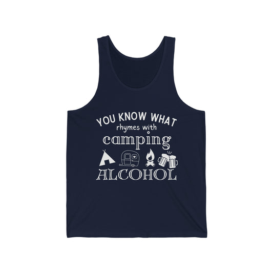 You Know What Camping- Unisex Jersey Tank