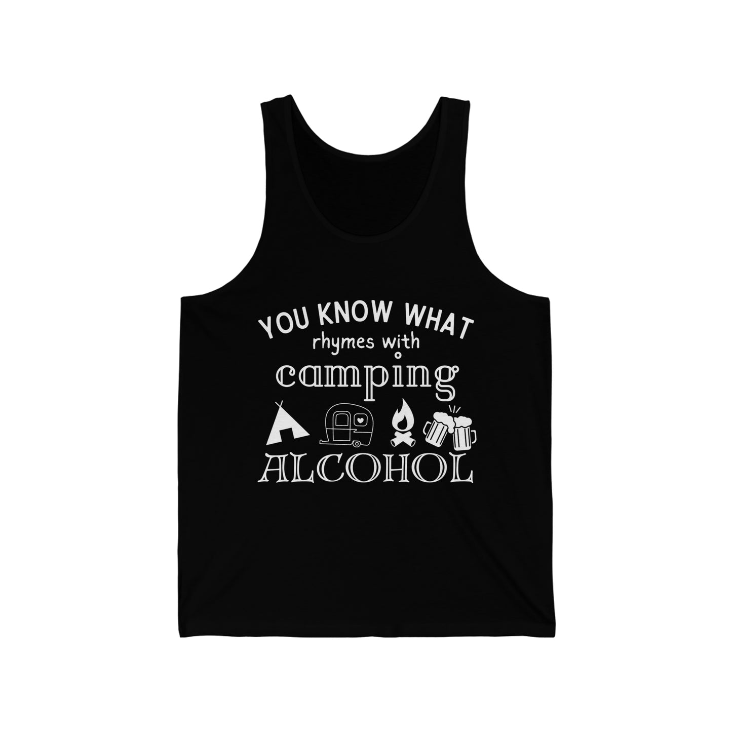 You Know What Camping- Unisex Jersey Tank