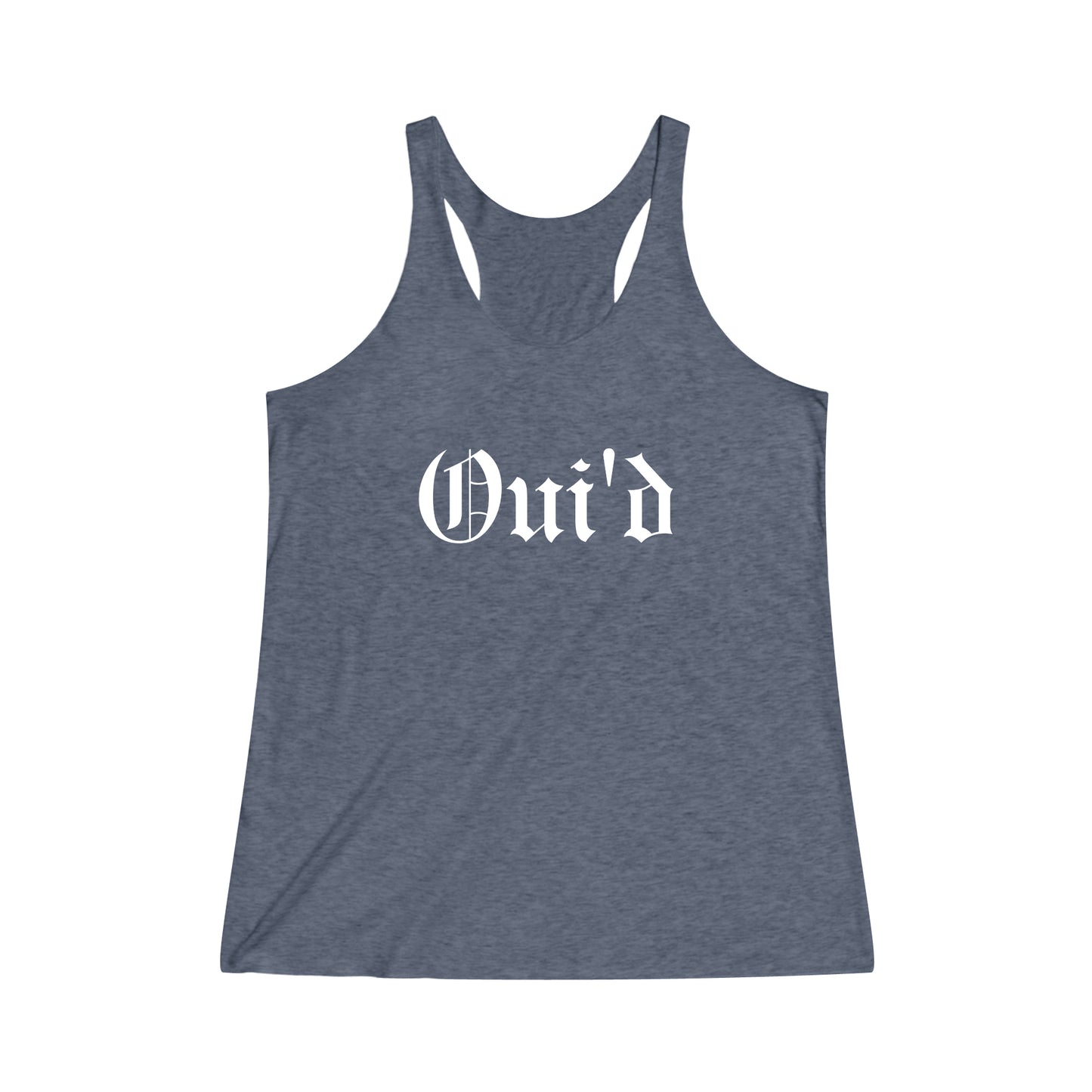 Oiu'd Women's Tri-Blend Racerback Tank