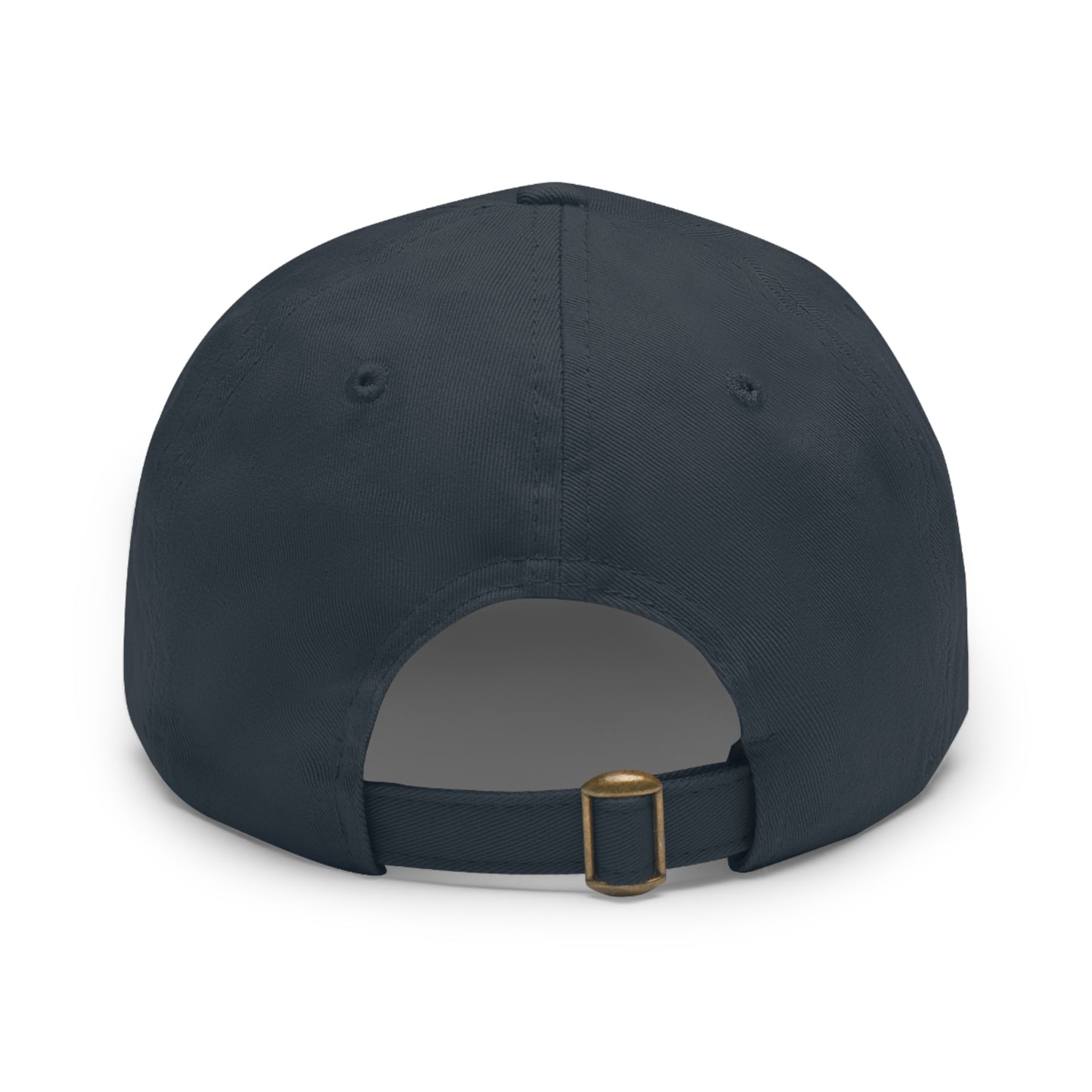 Rich Men North of Richmond Dad Hat with Leather Patch (Rectangle)