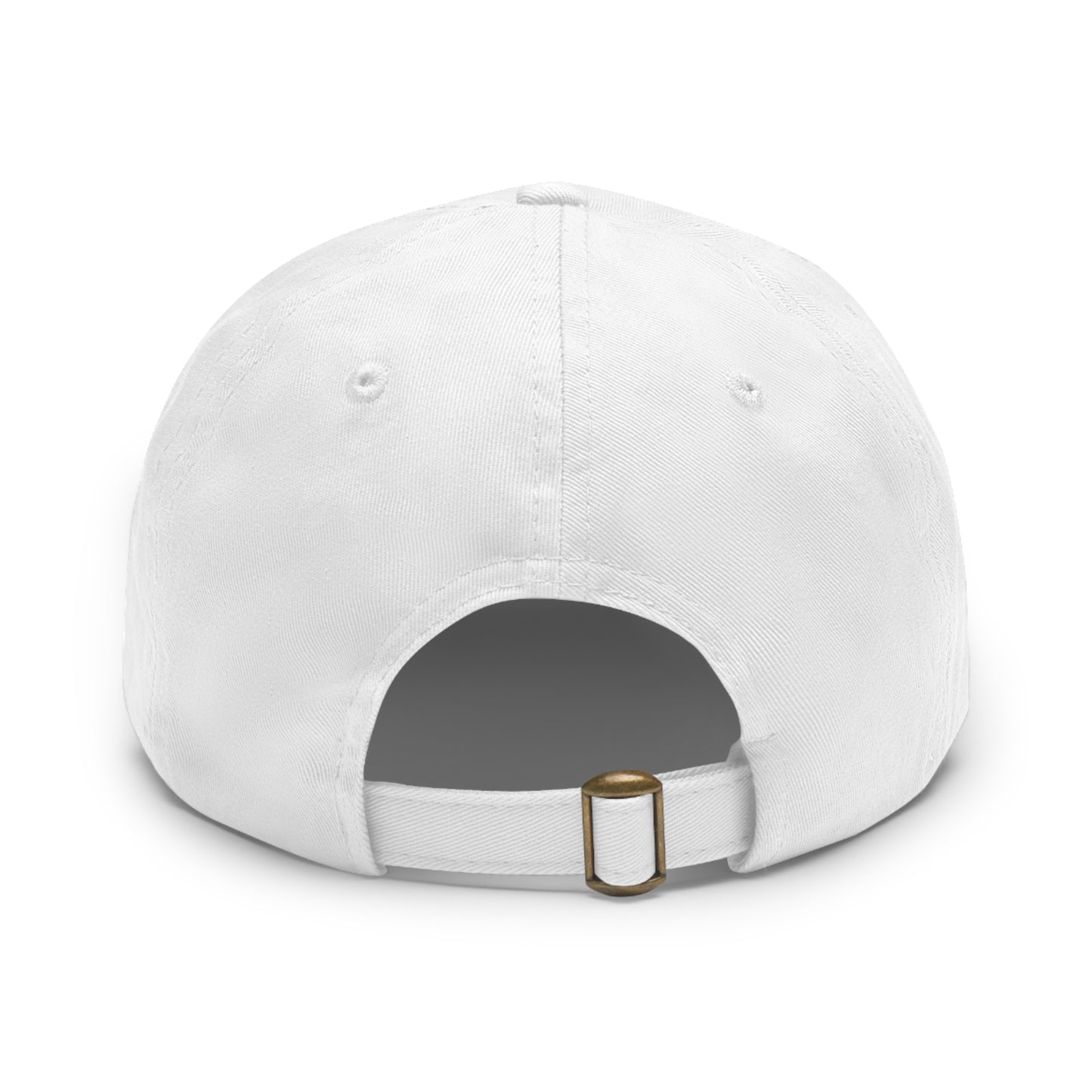 Rich Men North of Richmond Dad Hat with Leather Patch (Rectangle)