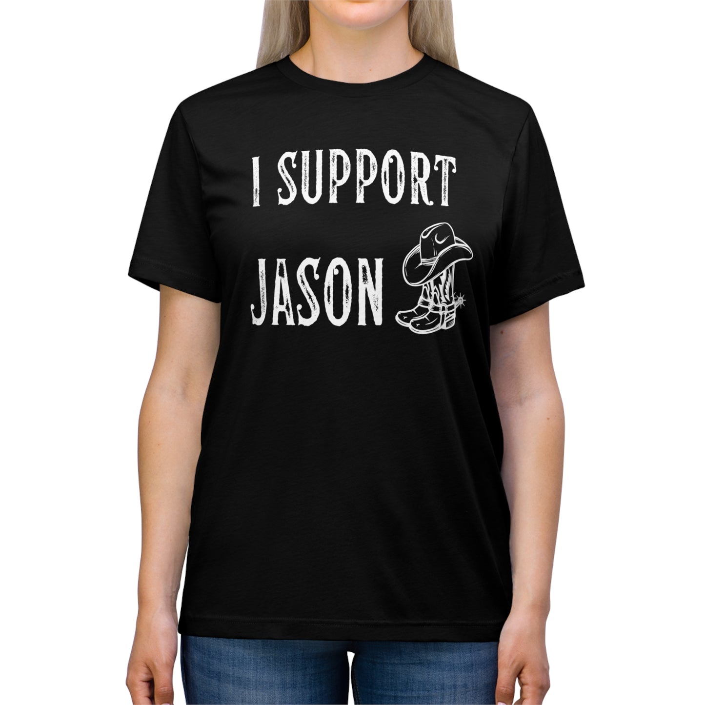 I Support Jason Aldean- Unisex Triblend Tee