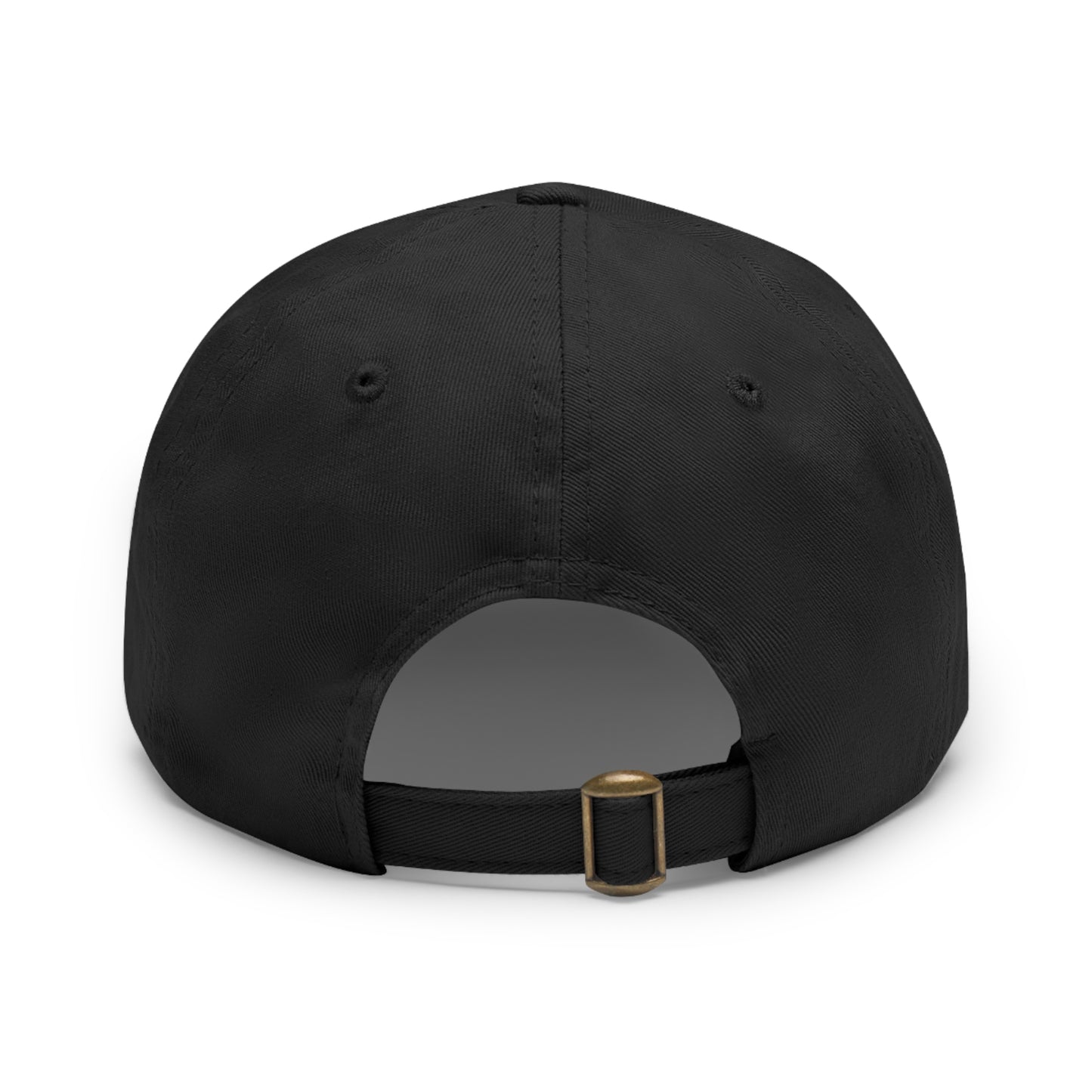 Rich Men North of Richmond Dad Hat with Leather Patch (Rectangle)