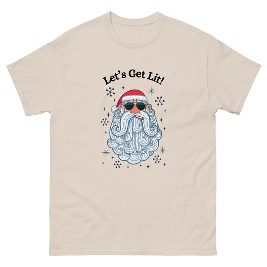 Let's Get Lit Santa Men's Classic Tee