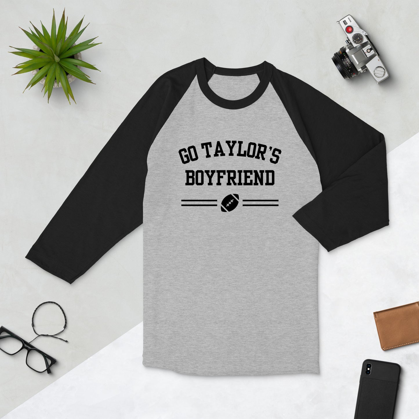 Taylor's Boyfriend 3/4 Sleeve Raglan Shirt