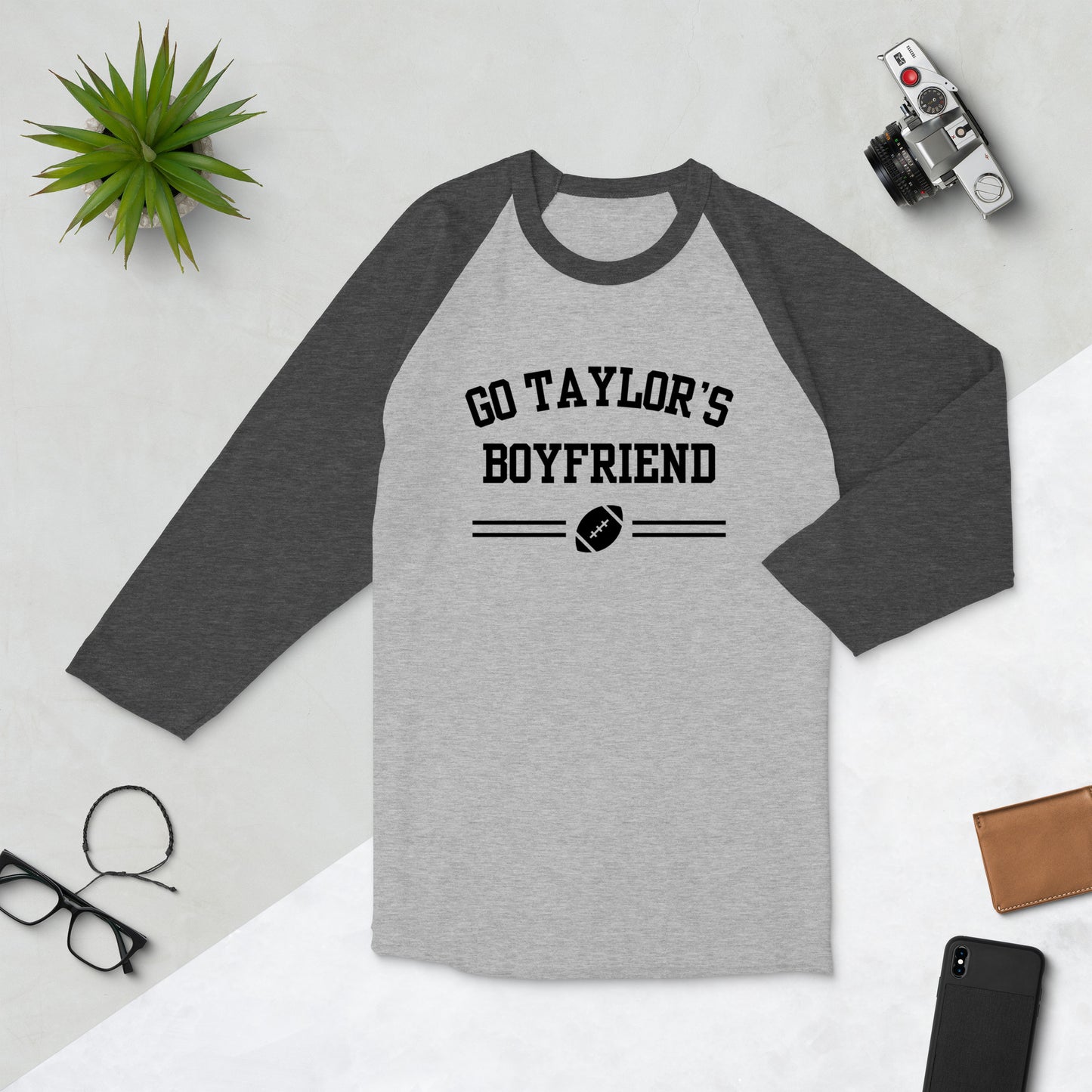 Taylor's Boyfriend 3/4 Sleeve Raglan Shirt