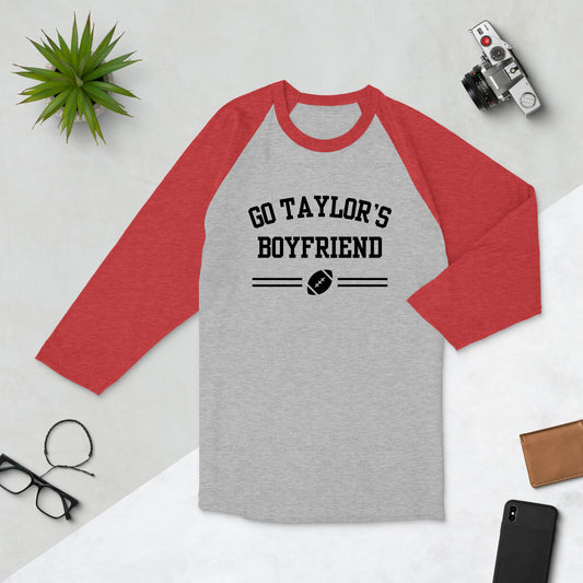 Taylor's Boyfriend 3/4 Sleeve Raglan Shirt