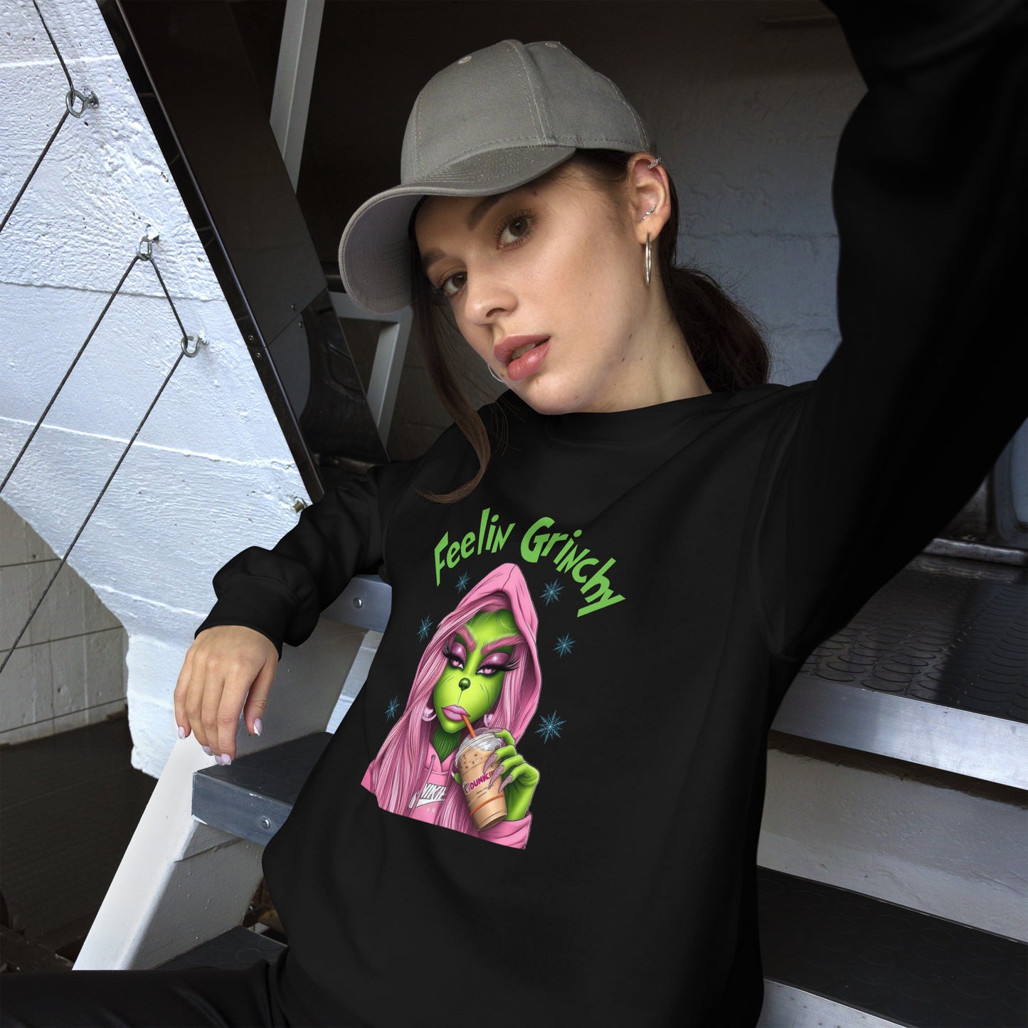 Feelin Grinchy Unisex Sweatshirt