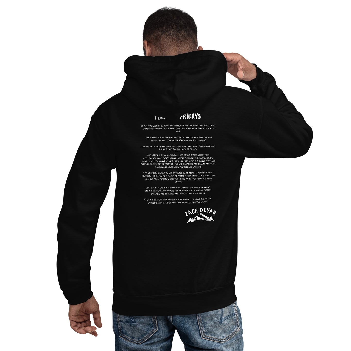 Zach Bryan Fear and Fridays Unisex Hoodie