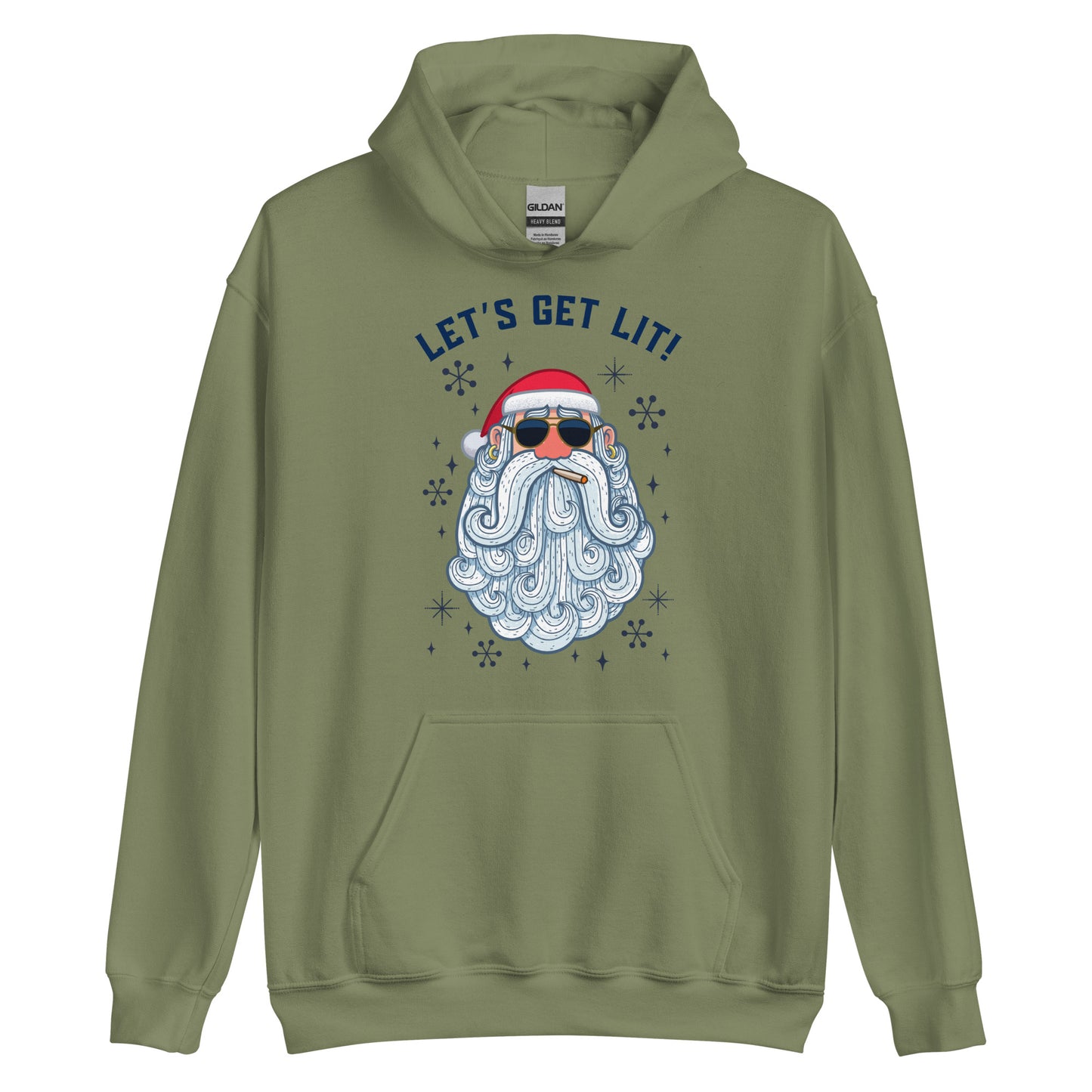 Get Lit Santa Unisex Hoodie