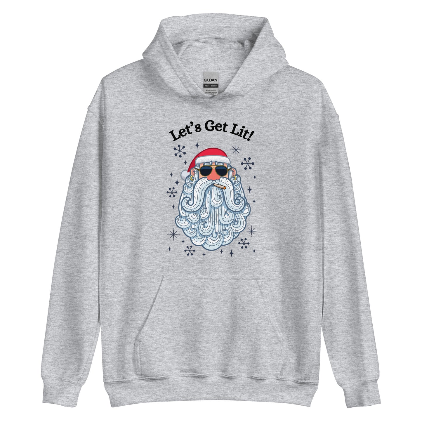 Let's Get Lit Santa Unisex Hoodie