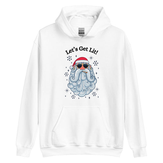 Let's Get Lit Santa Unisex Hoodie