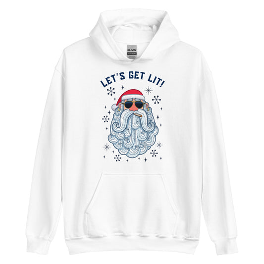 Get Lit Santa Unisex Hoodie