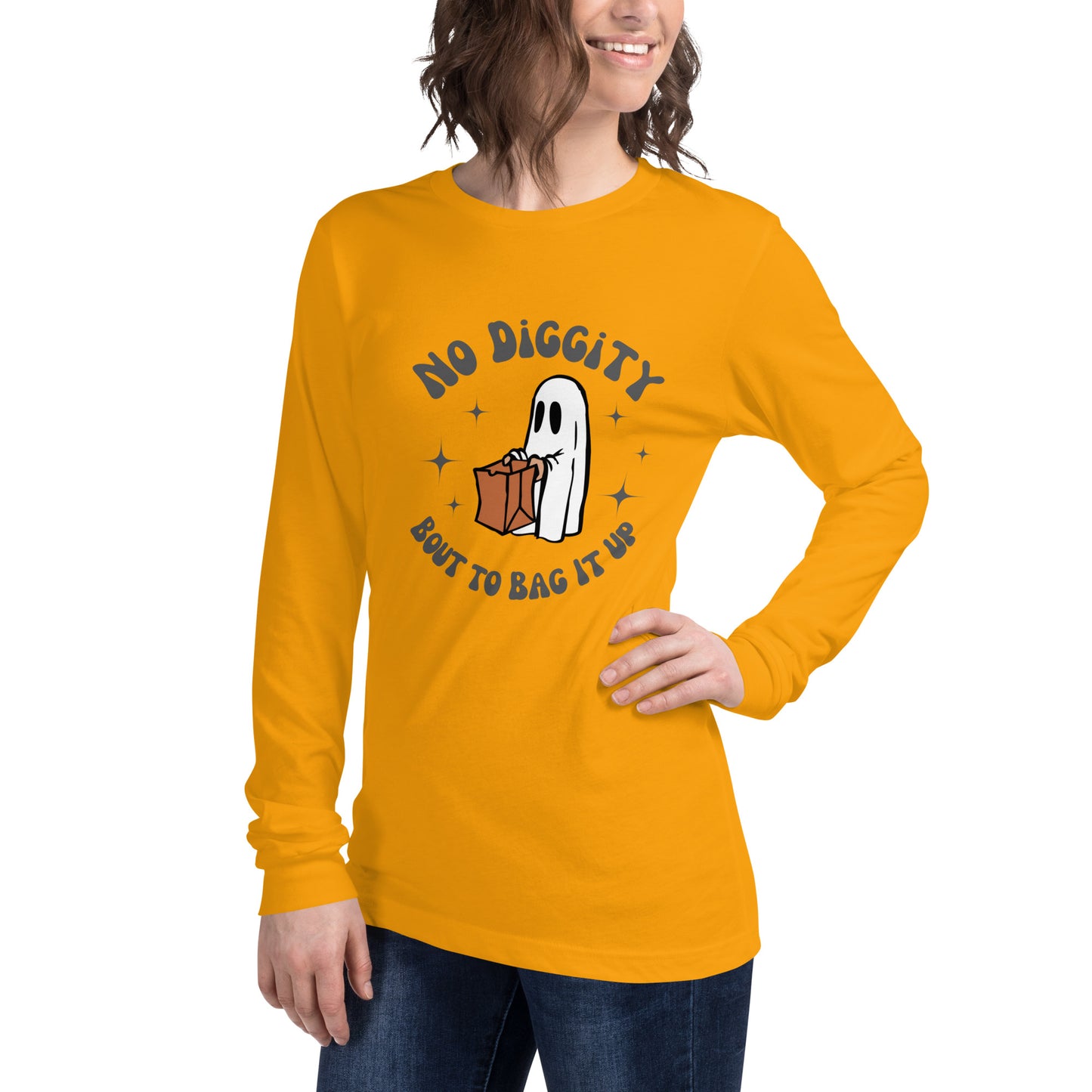 No Diggity Unisex Long Sleeve Tee