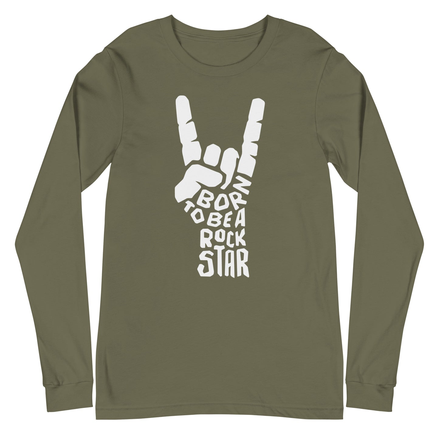 Born To Be A Rockstar Unisex Long Sleeve Tee