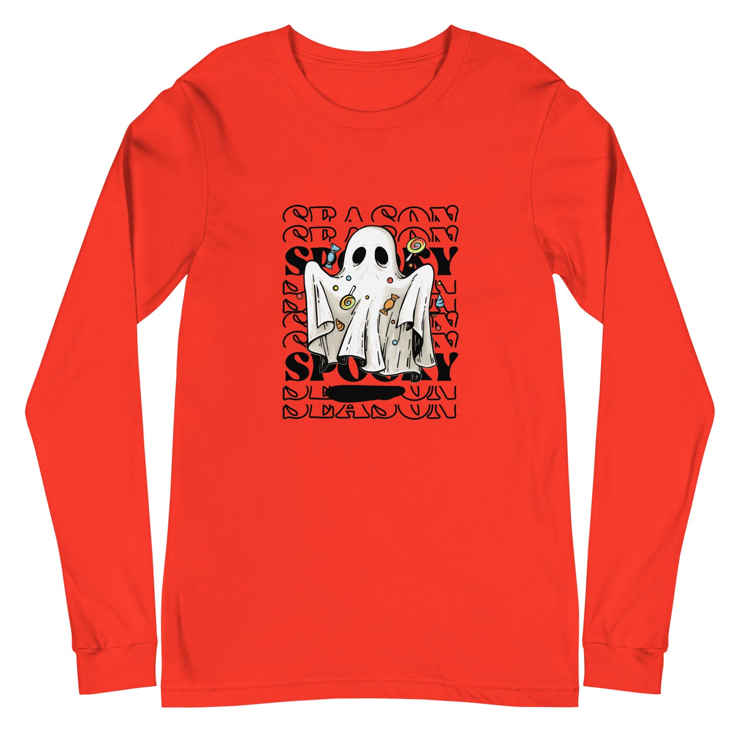 Spooky Season Black Unisex Long Sleeve Tee