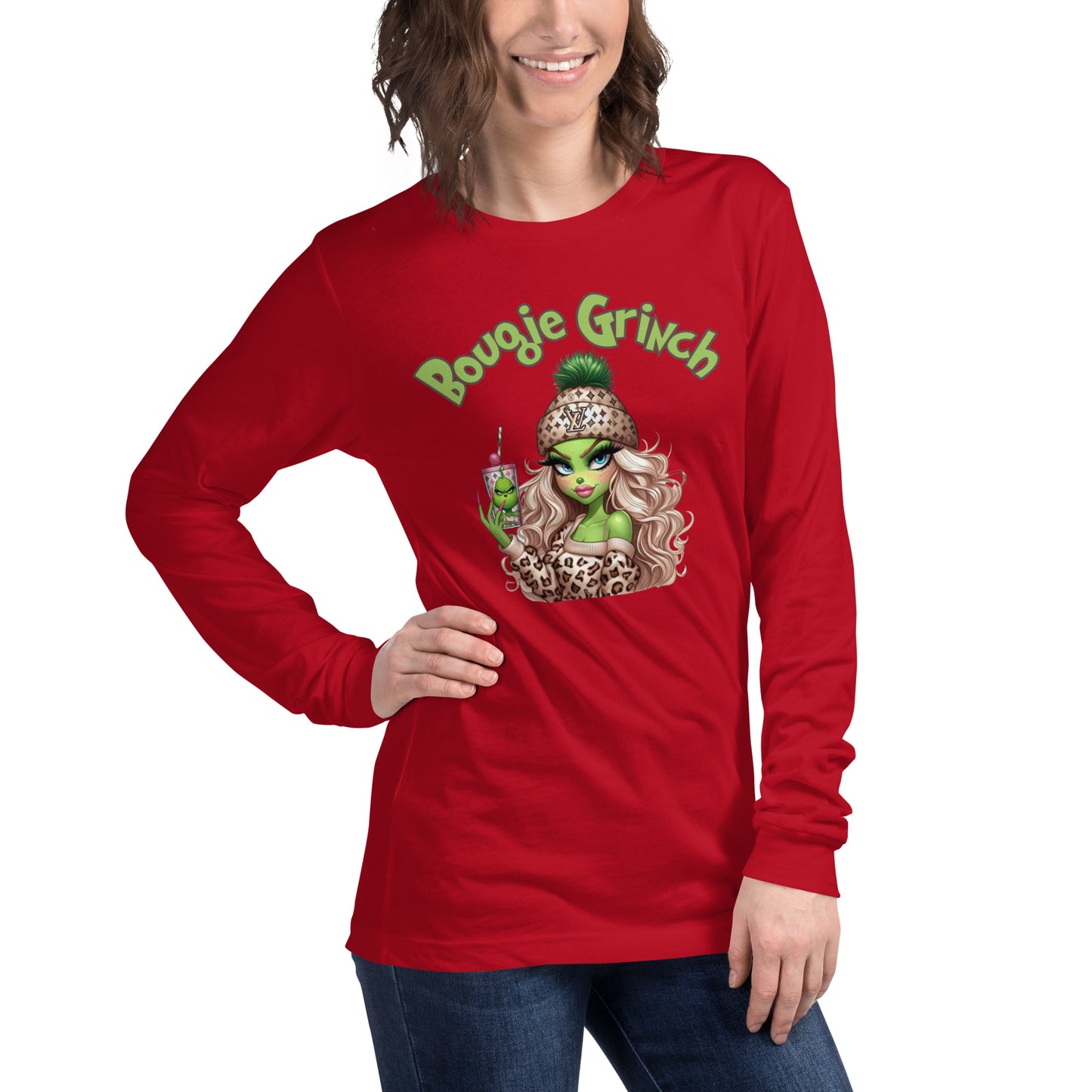 Bougie Grinch Unisex Long Sleeve Tee