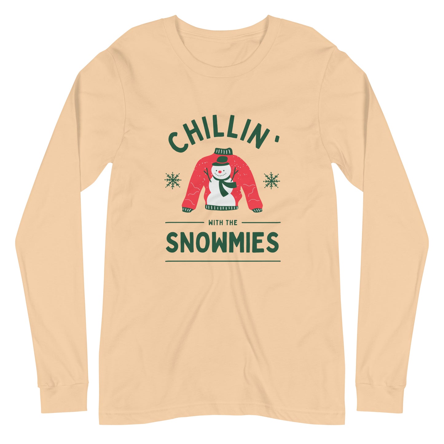 Chillin With the Snowmies Unisex Long Sleeve Tee