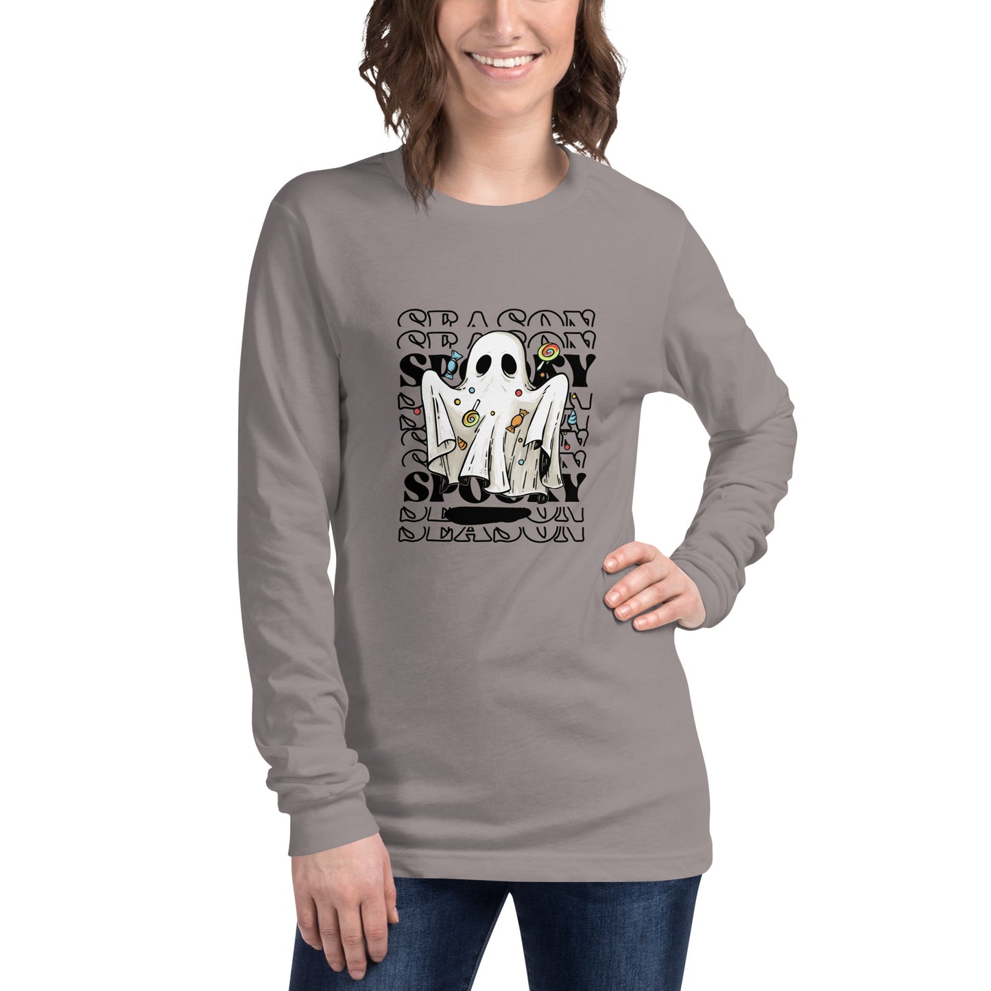 Spooky Season Black Unisex Long Sleeve Tee