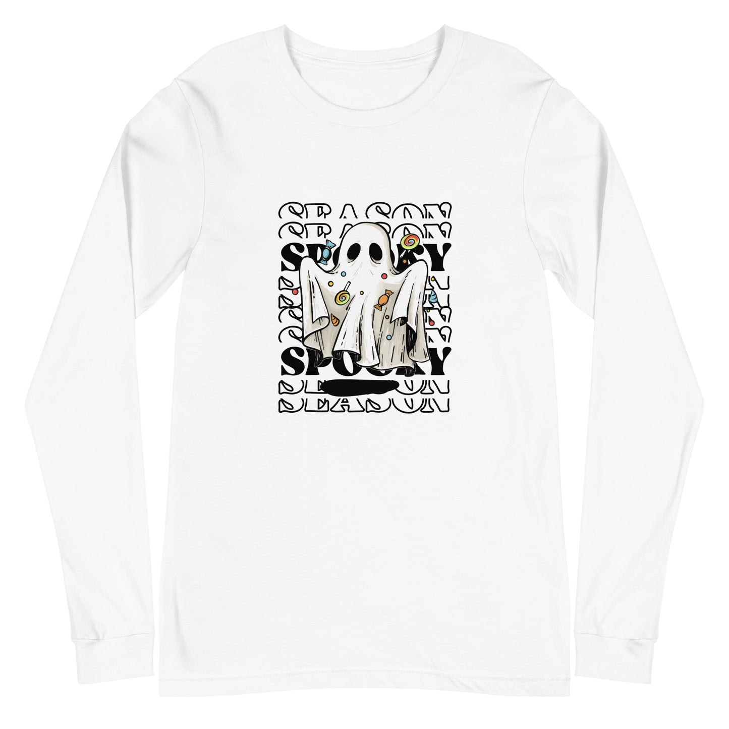 Spooky Season Black Unisex Long Sleeve Tee