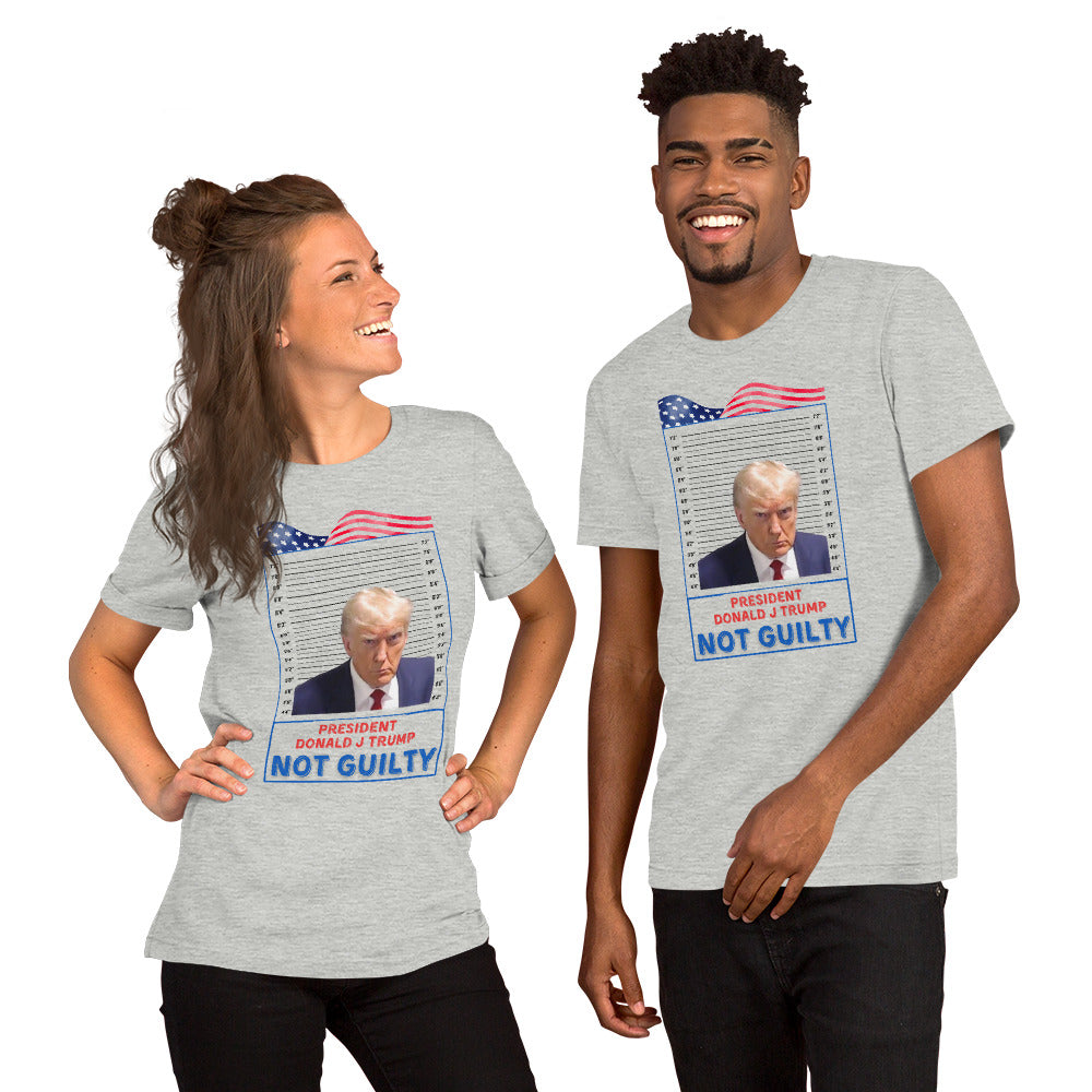 Trump Not Guilty Unisex T-shirt