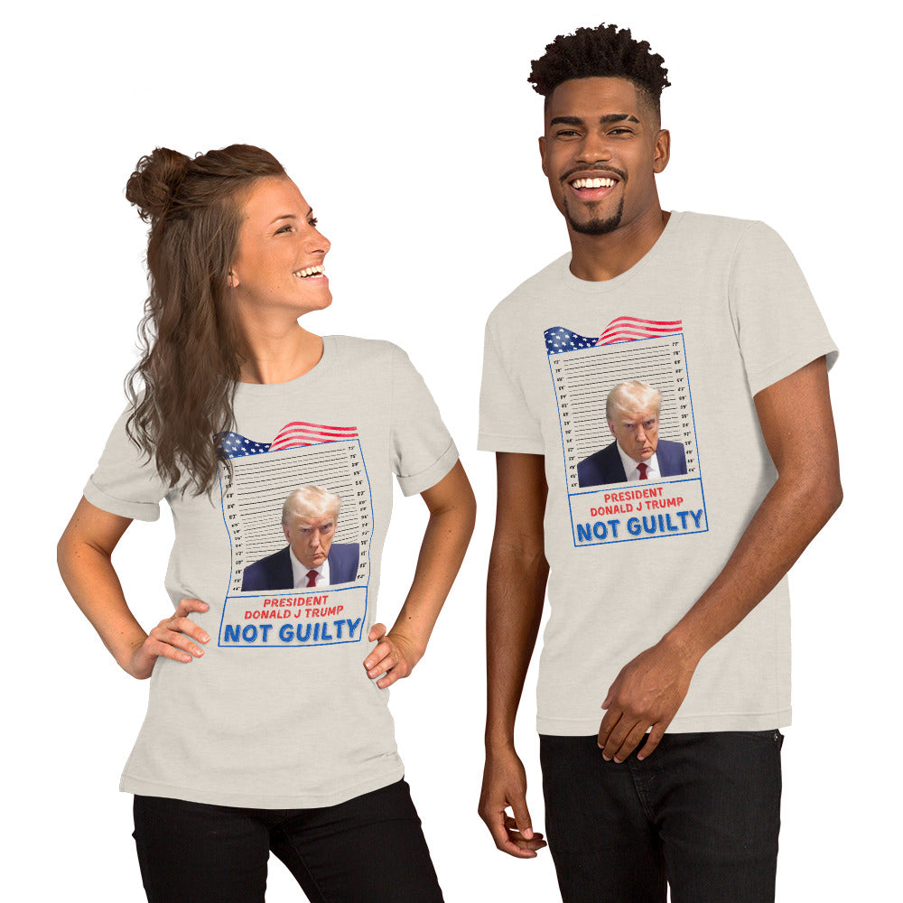 Trump Not Guilty Unisex T-shirt