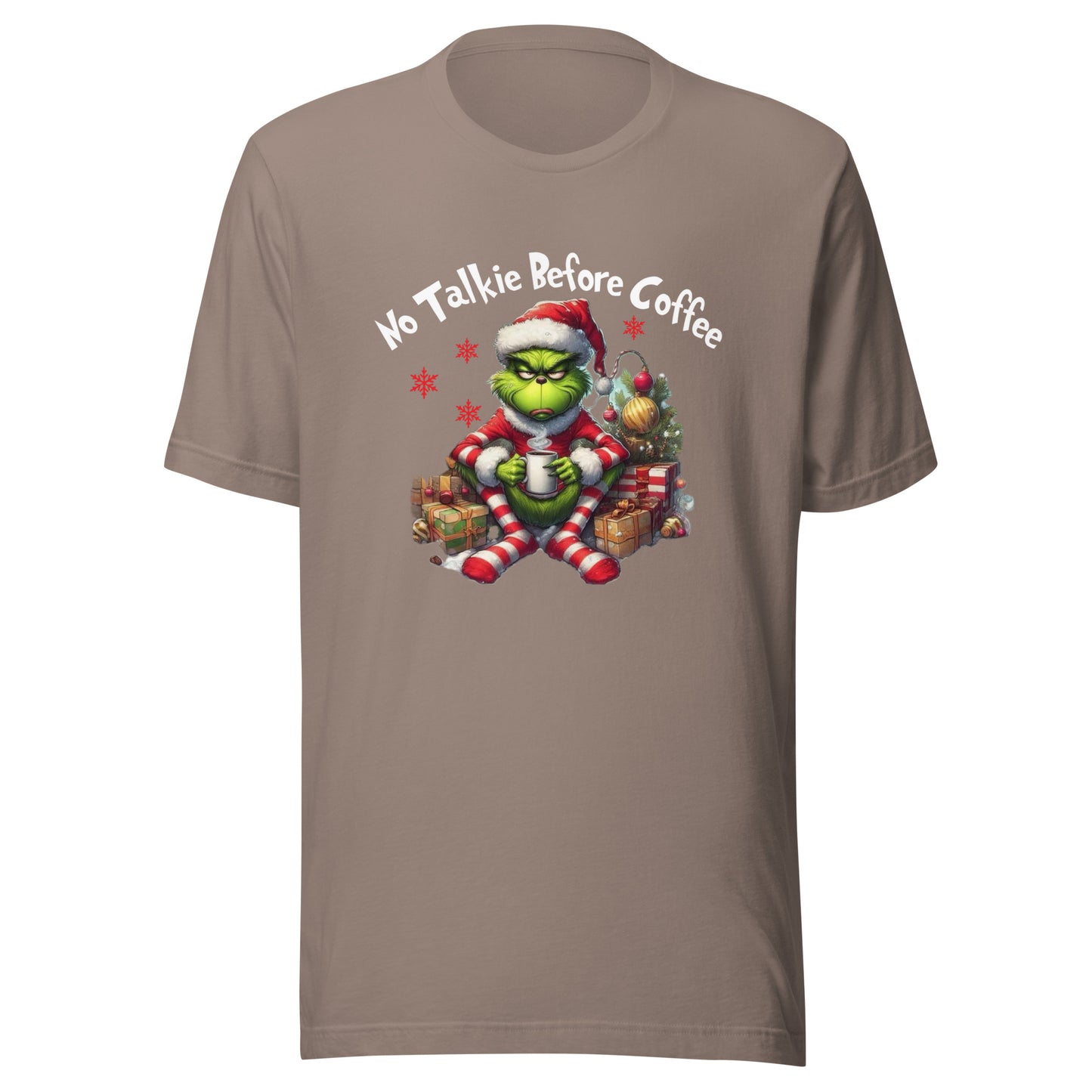 No Talkie Coffee Grinch Unisex T-shirt