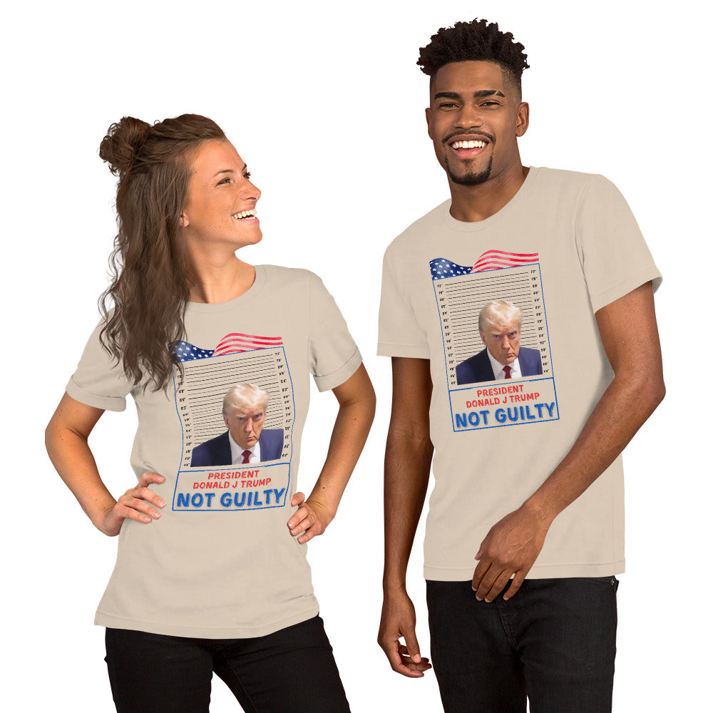 Trump Not Guilty Unisex T-shirt
