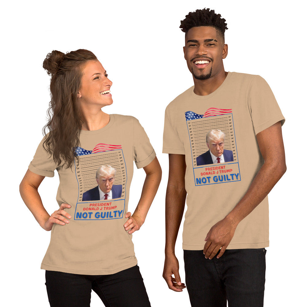 Trump Not Guilty Unisex T-shirt
