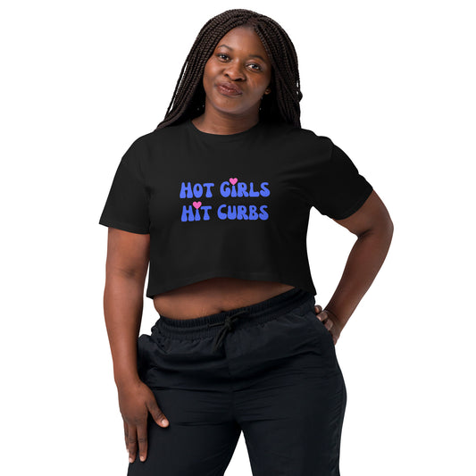 Hot Girls Hit Curbs Women’s Crop Top