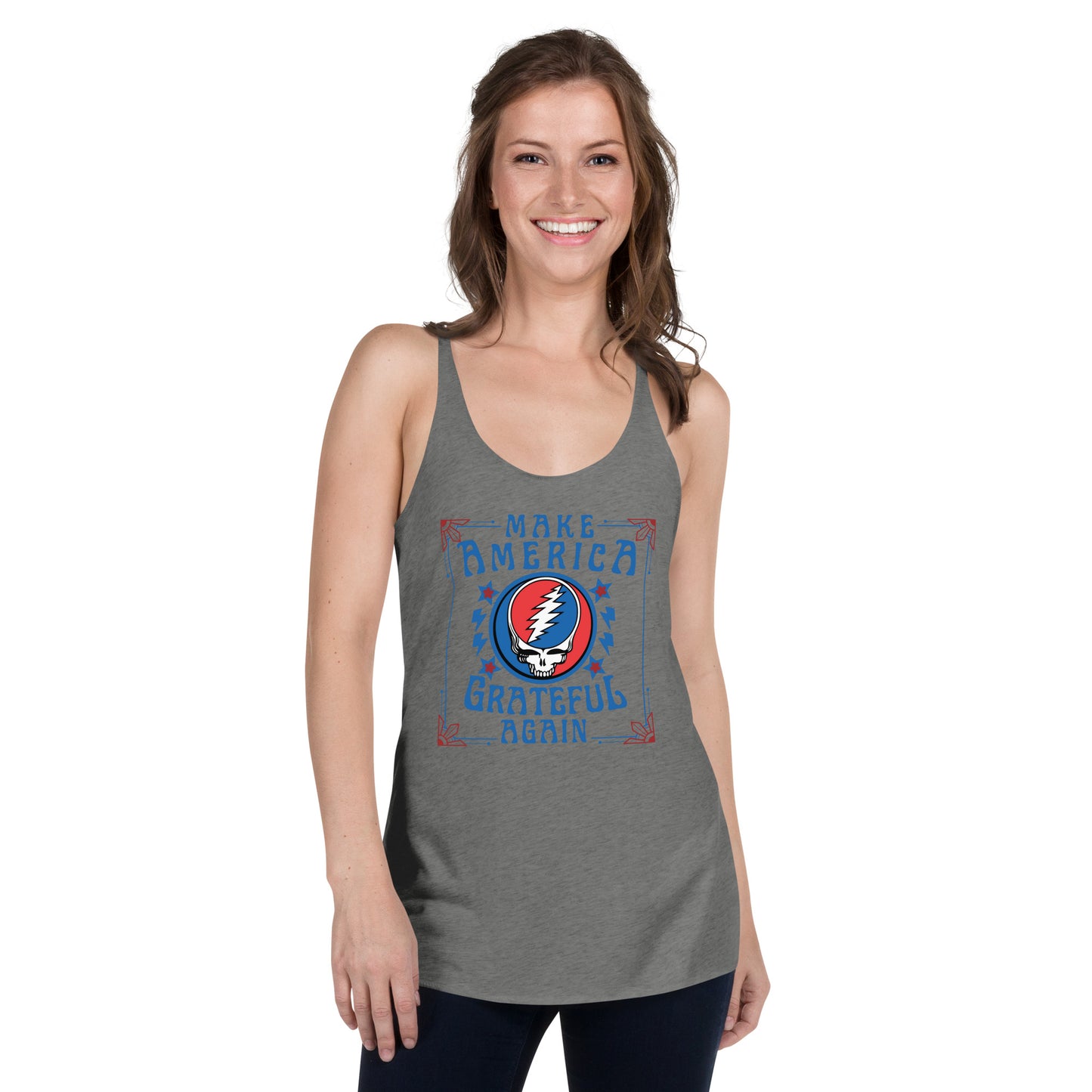 Make America Grateful Again Women's Racerback Tank