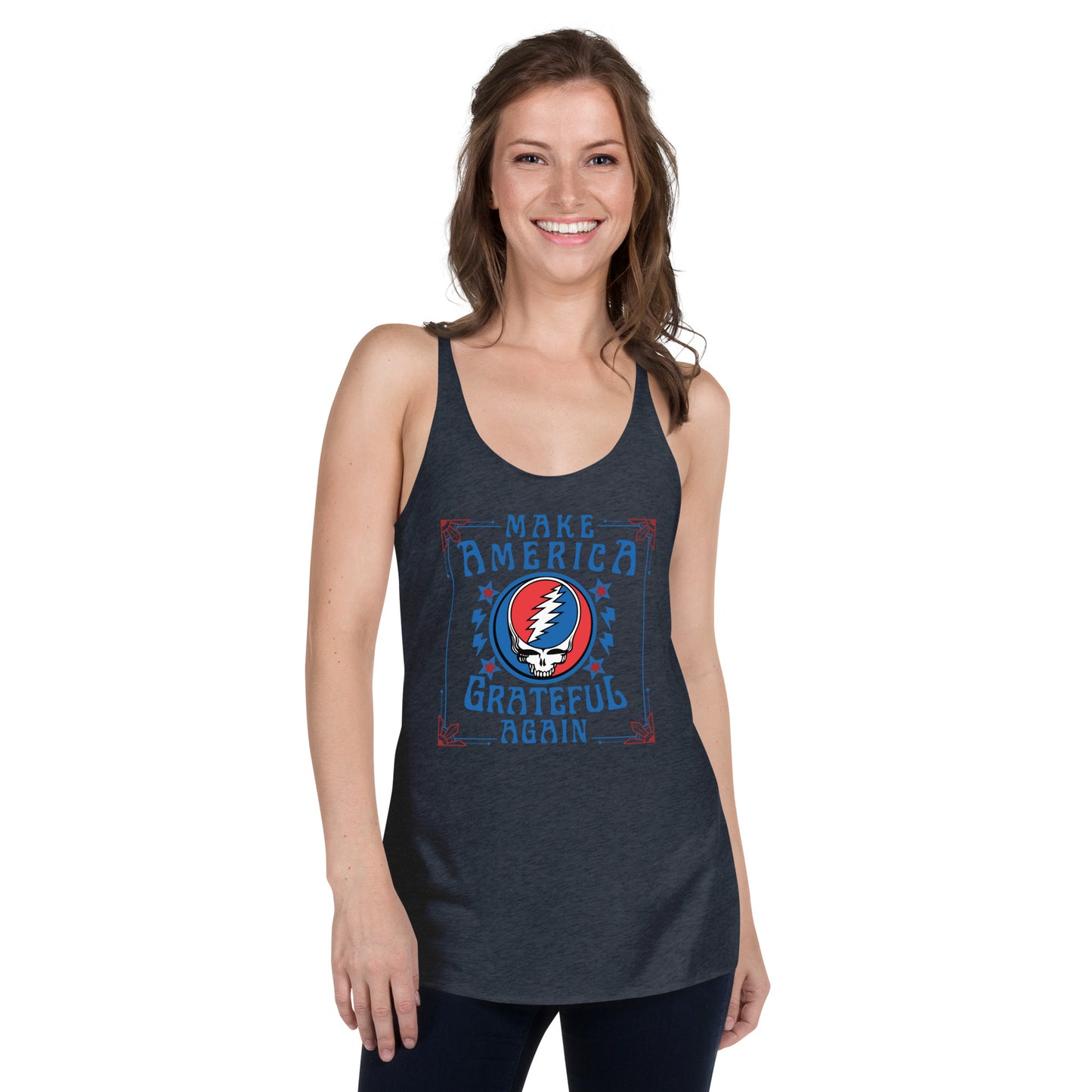 Make America Grateful Again Women's Racerback Tank