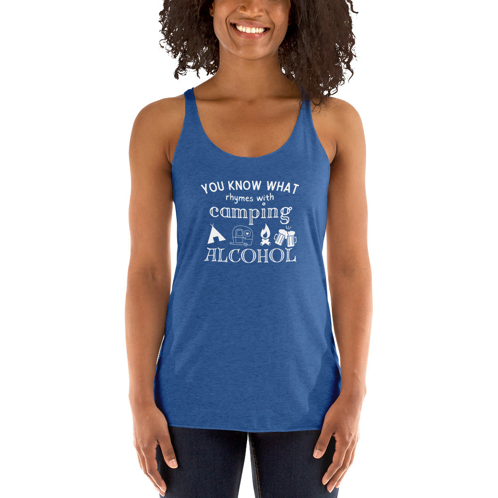 You Know What Camping Women's Racerback Tank