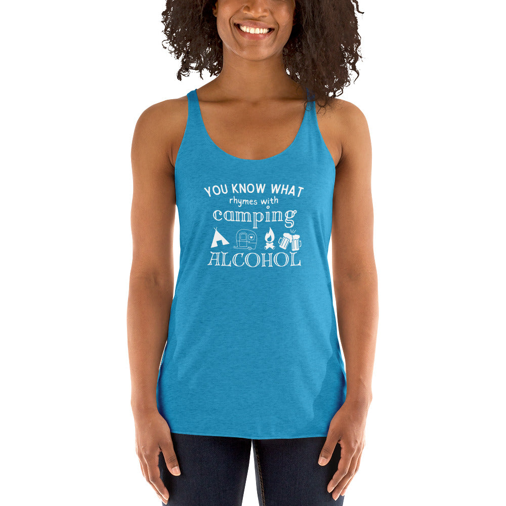 You Know What Camping Women's Racerback Tank