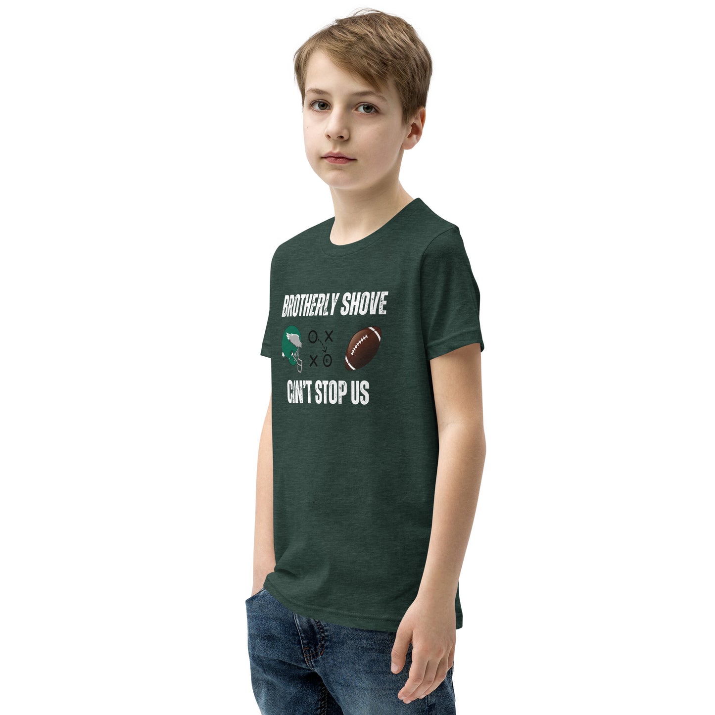 Brotherly Shove Youth Short Sleeve T-Shirt