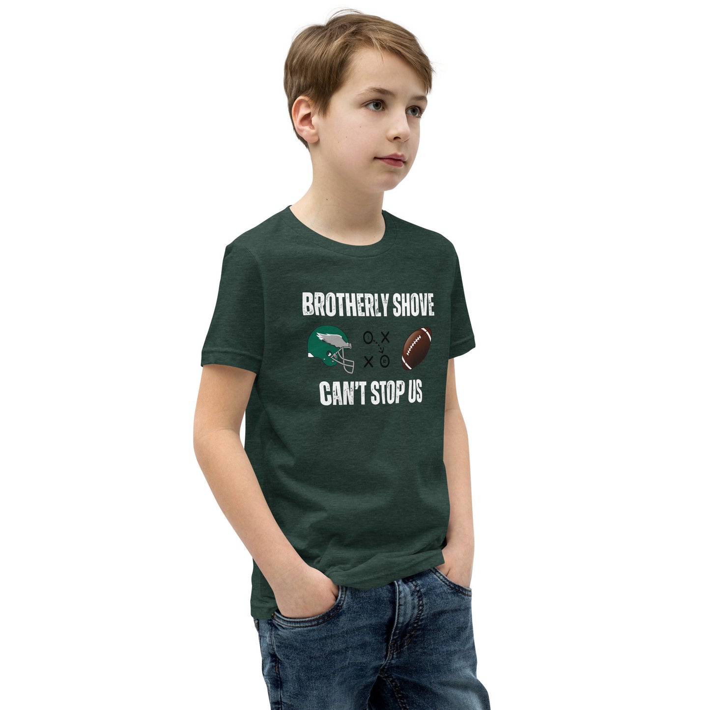 Brotherly Shove Youth Short Sleeve T-Shirt