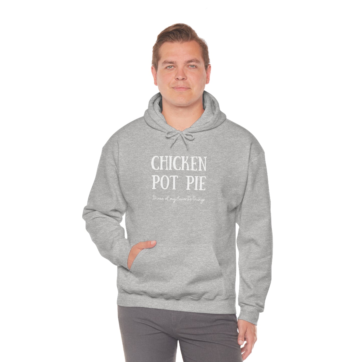 Chicken Pot Pie- Unisex Heavy Blend™ Hooded Sweatshirt