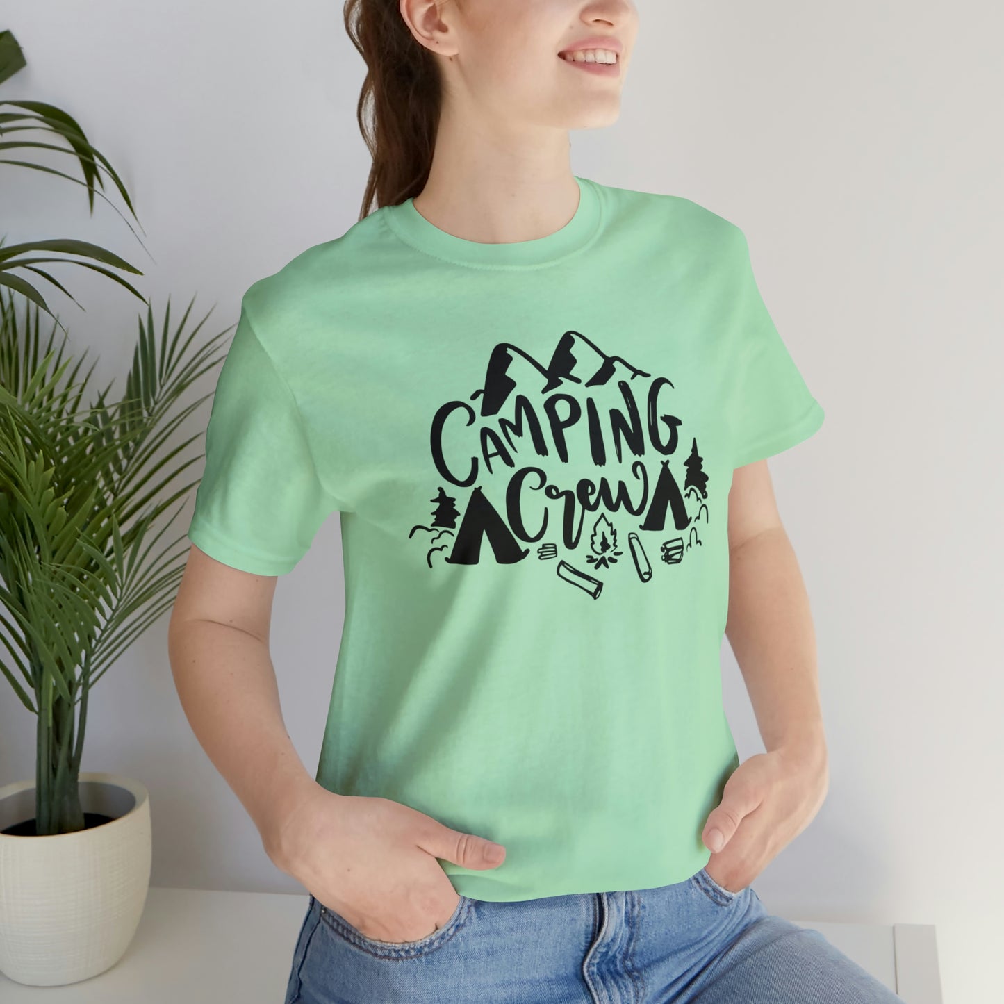 Camping Crew- Unisex Jersey Short Sleeve Tee