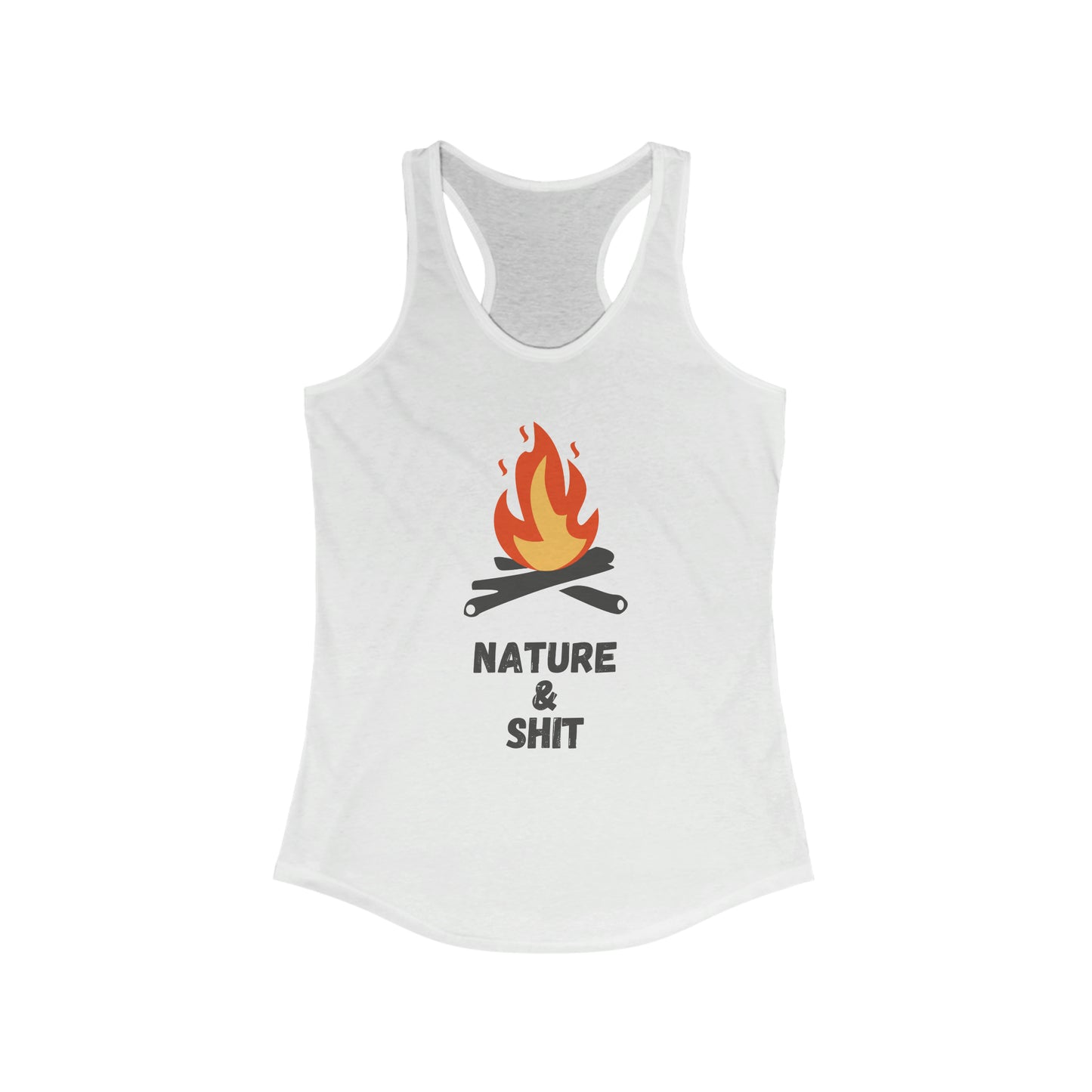 Nature & Sh*t - Women's Ideal Racerback Tank