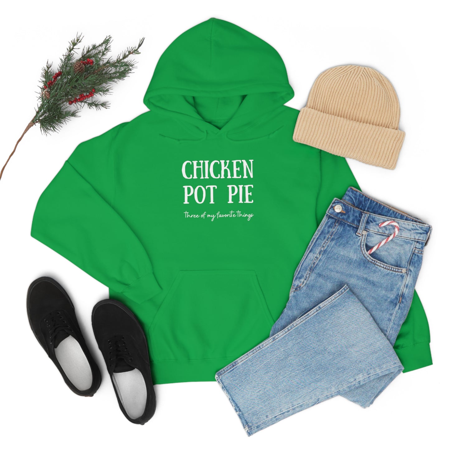 Chicken Pot Pie- Unisex Heavy Blend™ Hooded Sweatshirt