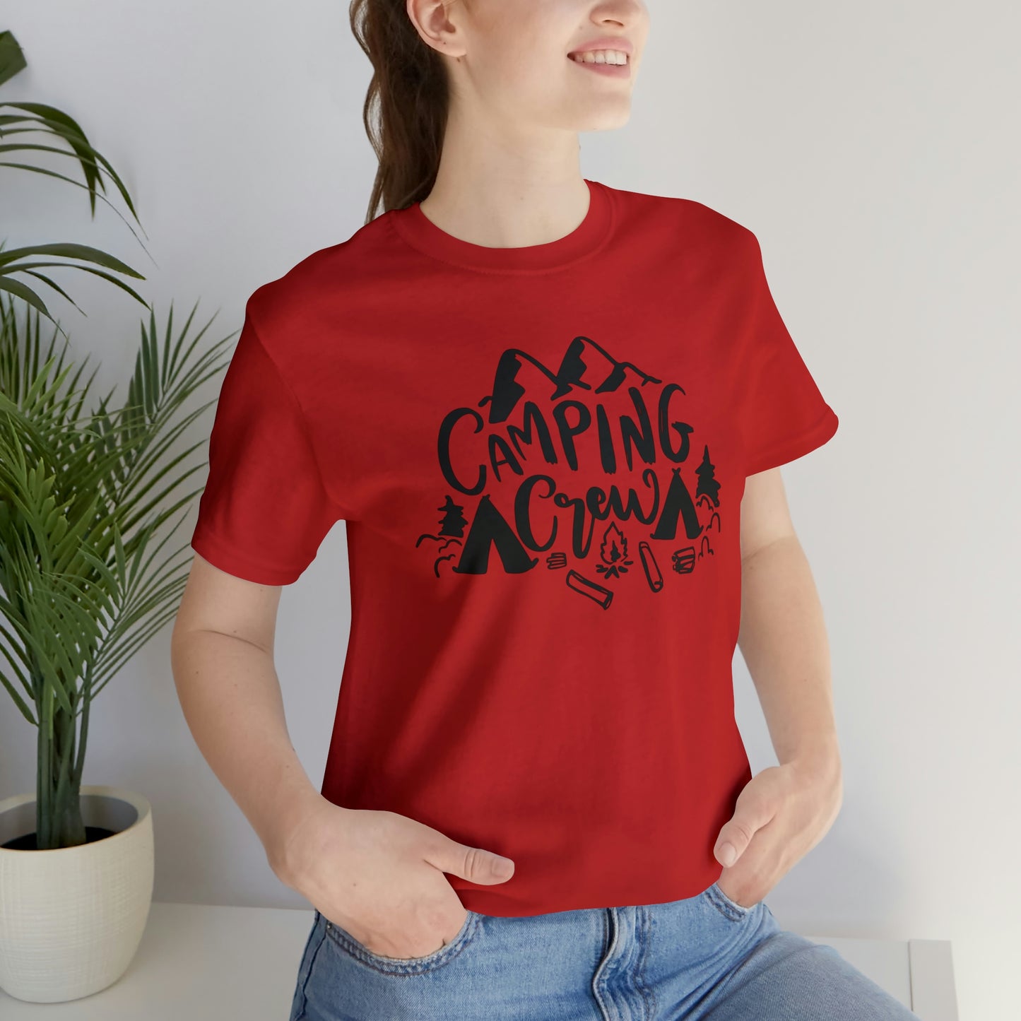 Camping Crew- Unisex Jersey Short Sleeve Tee