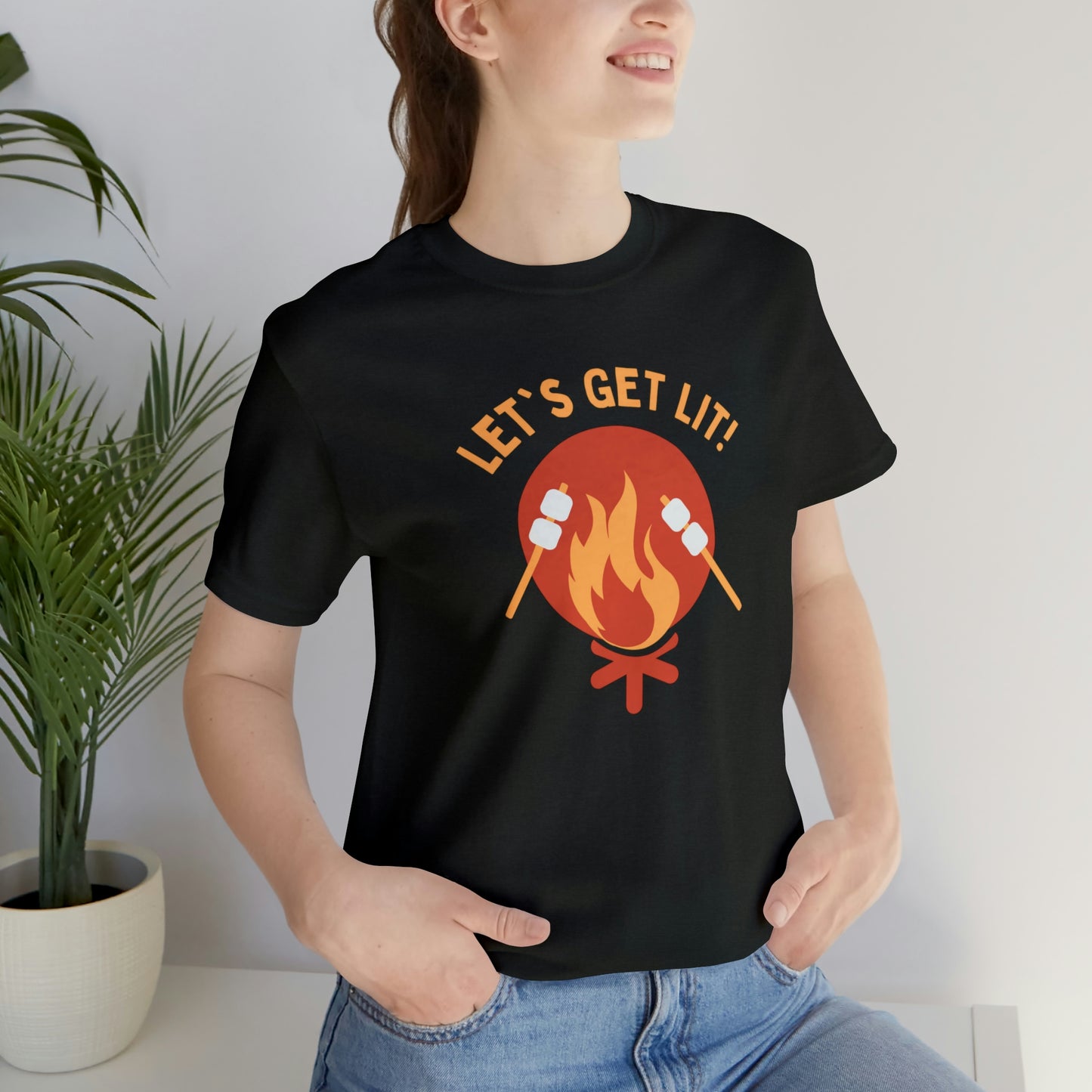 Let's Get Lit- Unisex Jersey Short Sleeve Tee