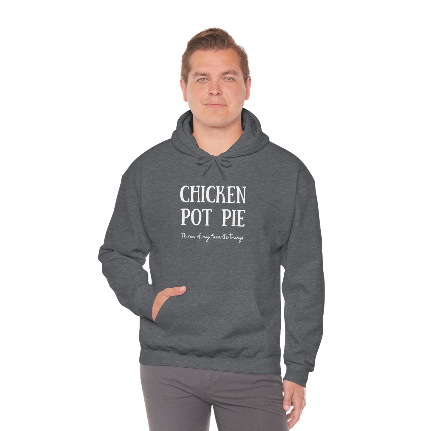 Chicken Pot Pie- Unisex Heavy Blend™ Hooded Sweatshirt