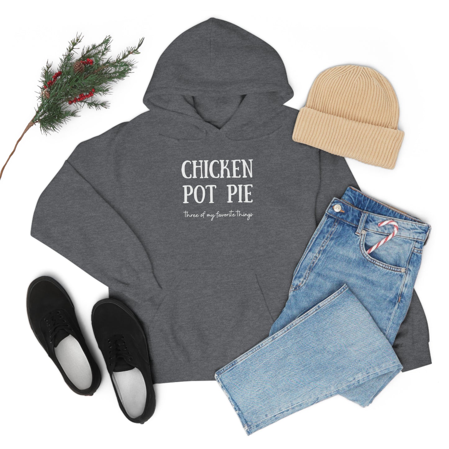 Chicken Pot Pie- Unisex Heavy Blend™ Hooded Sweatshirt