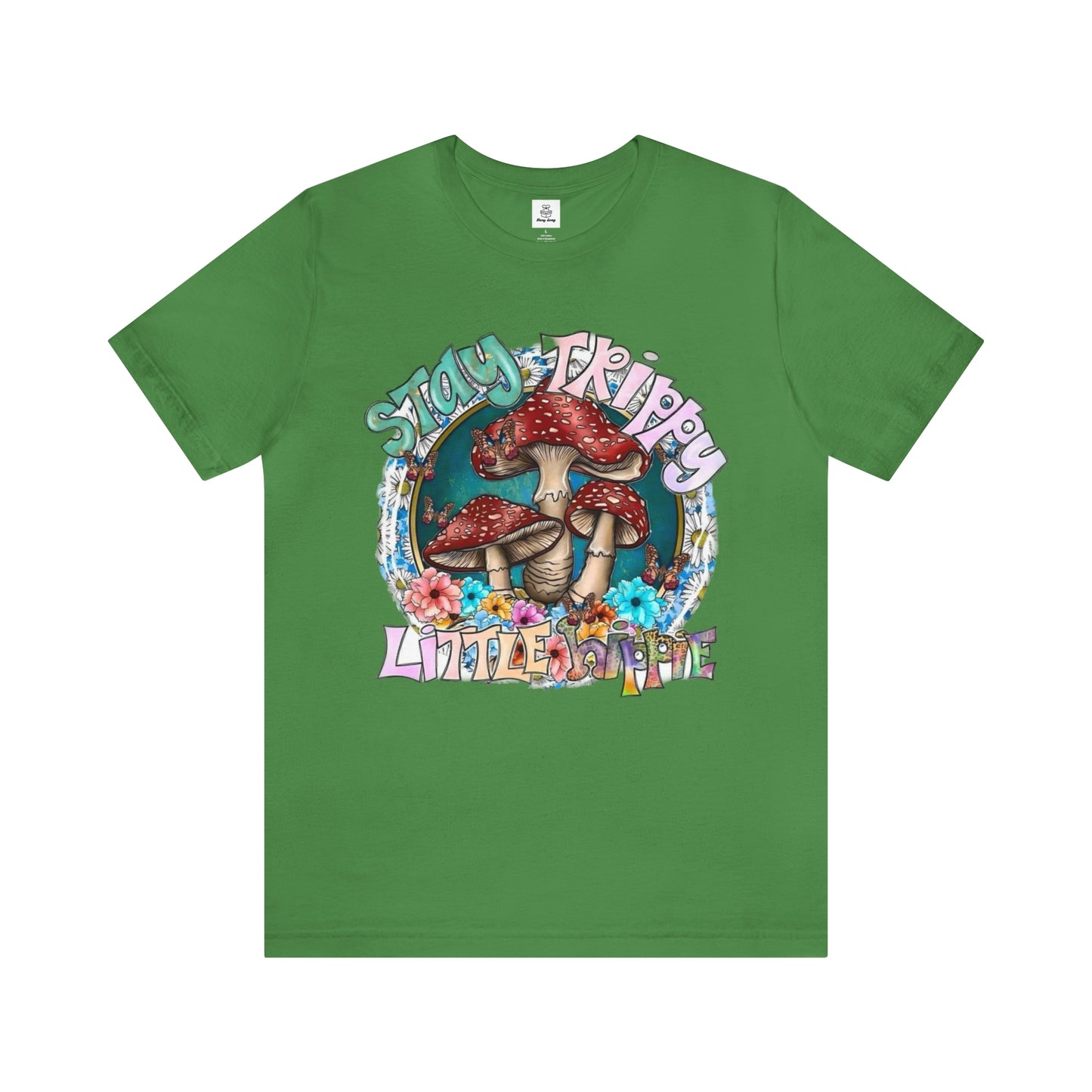 Stay Trippy Little Hippie- Unisex Jersey Short Sleeve Tee