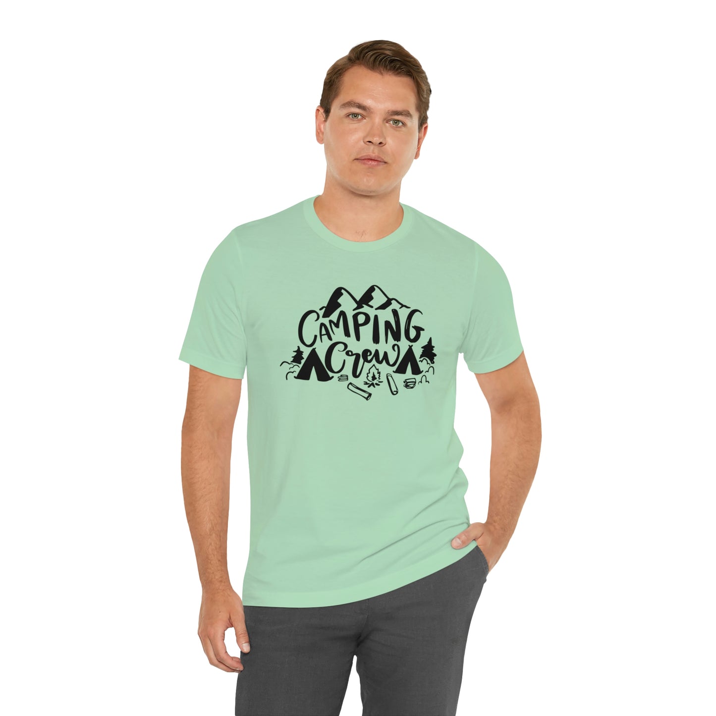 Camping Crew- Unisex Jersey Short Sleeve Tee