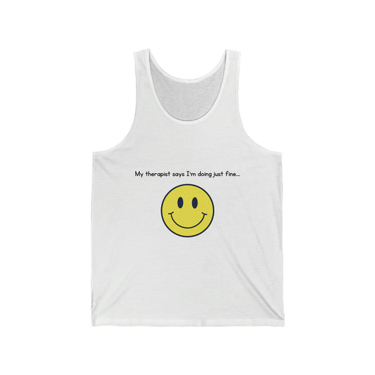 My Therapist Says... Jersey Tank